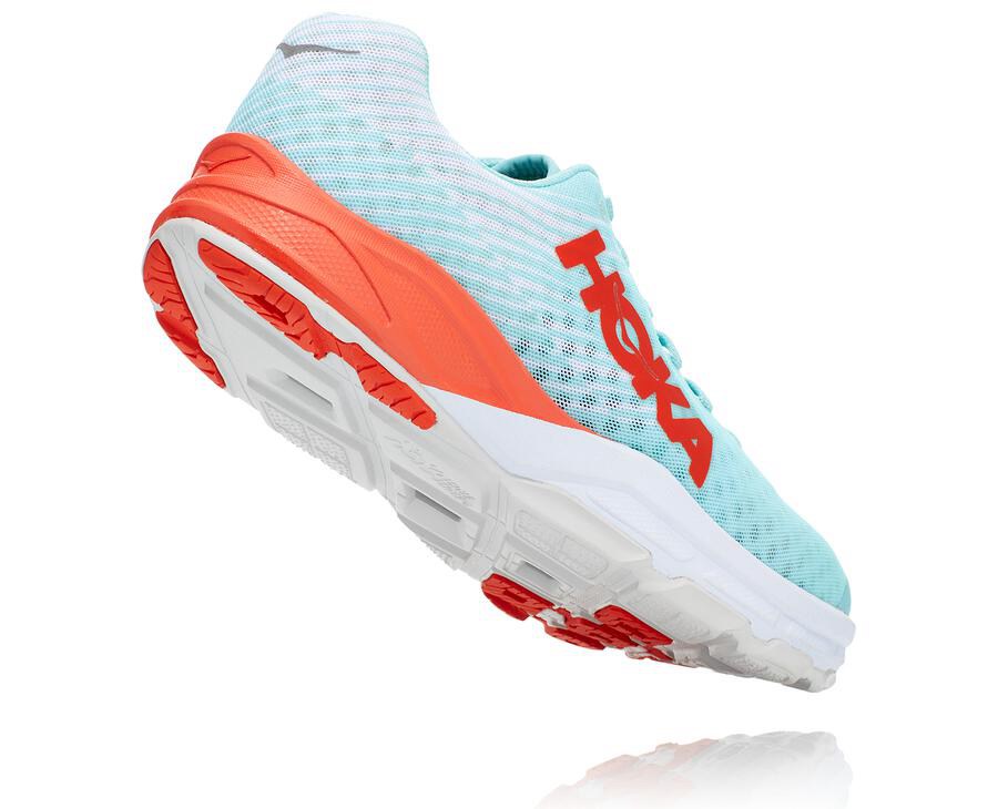 Hoka One One Evo Carbon Rocket Löparskor Herr - Blå - WKCVS-9134